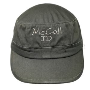 Sansegal Army Cap Green One Size McCall ID Idaho Strapback Cotton Twill Hat